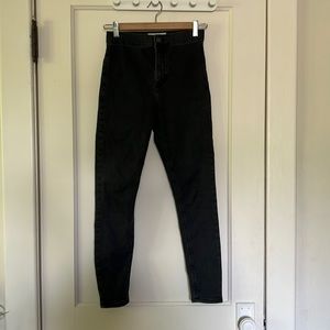 Black Topshop skinny jeans size 28